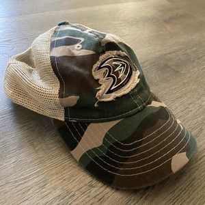 ANAHEIM DUCKS Camouflage SnapBack 💚